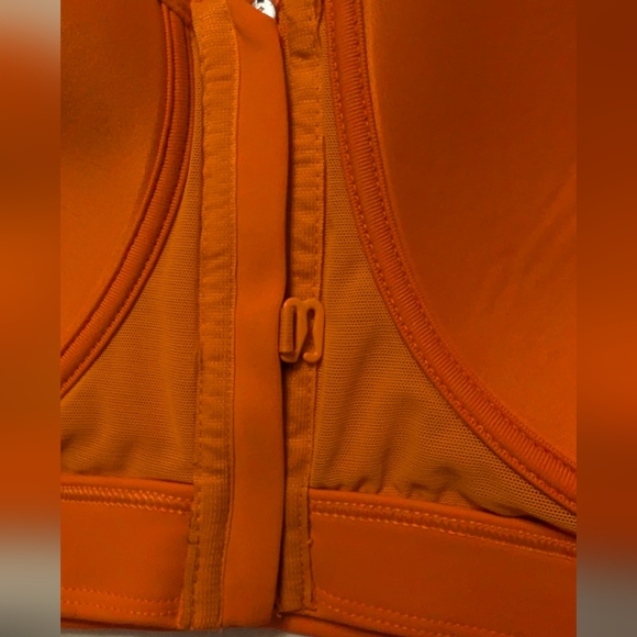 Old Navy Active Front Zip Coral Sports Bra 34D - Picture 6 of 8